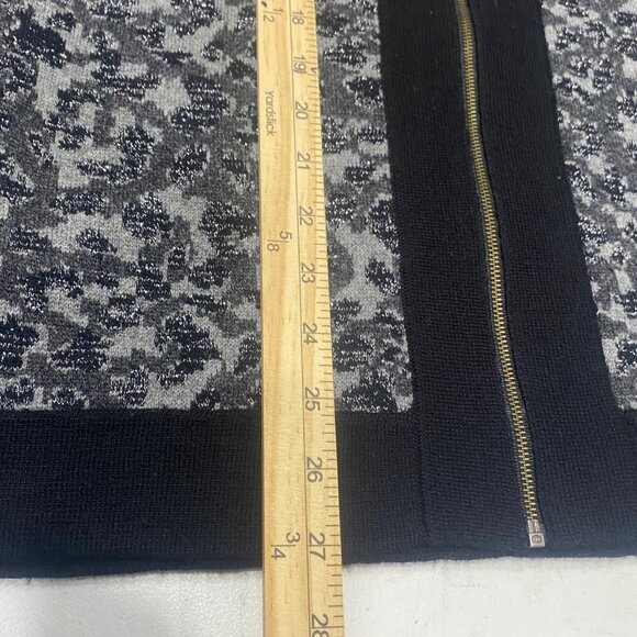 Pendleton Plus Cardigan Jacket Womens 1X Black Marino Lambs Wool Full-Zip - Picture 11 of 16